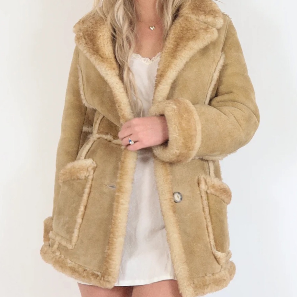 Vintage Shearling Coat
